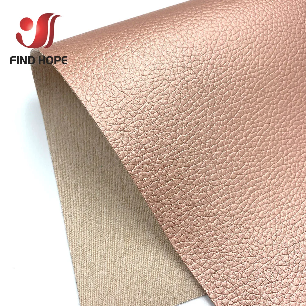 Litchi PU Leather Fabric for Craft Projects