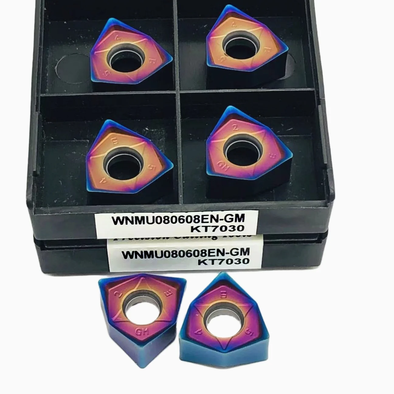 Nuovo 10 pz WNMU080608 inserti per fresatura frontale Oringinal di buona qualità mulino in carburo di tungsteno piastra di taglio tornio utensile per tornitura