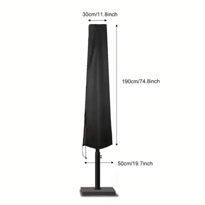 6-size waterdichte Oxford stof cantilever parasolhoes buiten tuin terras weerbestendige parapluhoes