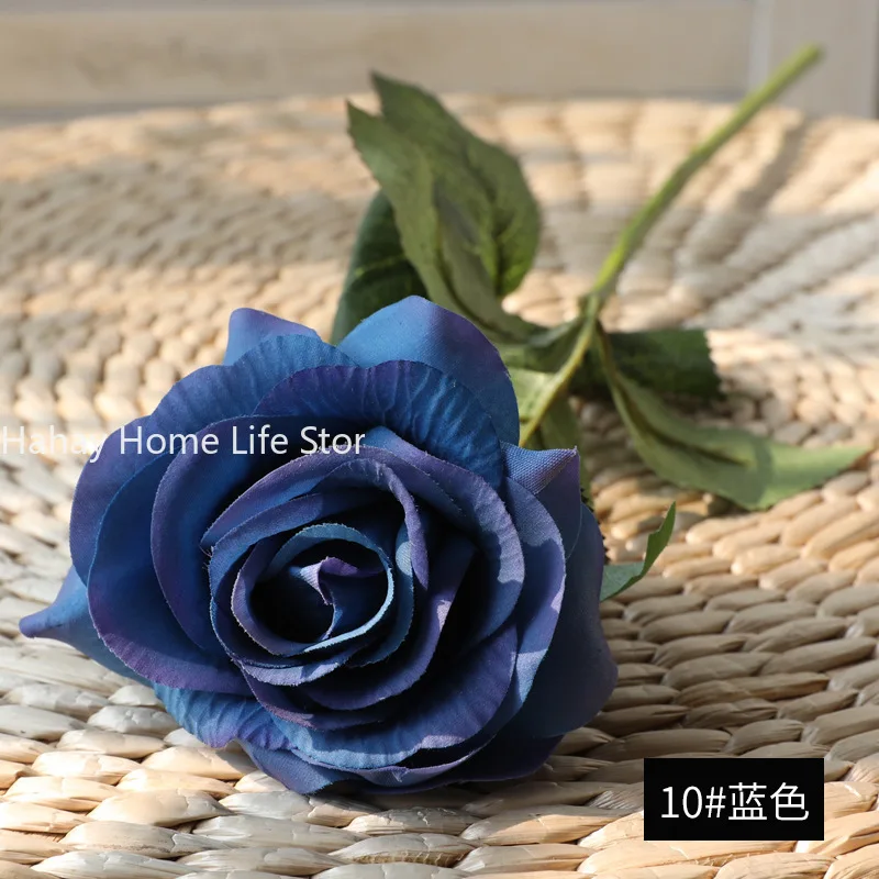1pc Latex Real Touch Rose Artificial Silicone Rose Flowers for Wedding Home Party Decoration Fake Flower Christmas New Year Gift