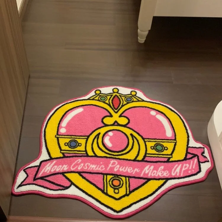 New Cartoon Animation Series Sailor Moon Anime Peripheral Carpet The Heart Of The Universe Girl Bedroom Rug - view 4
