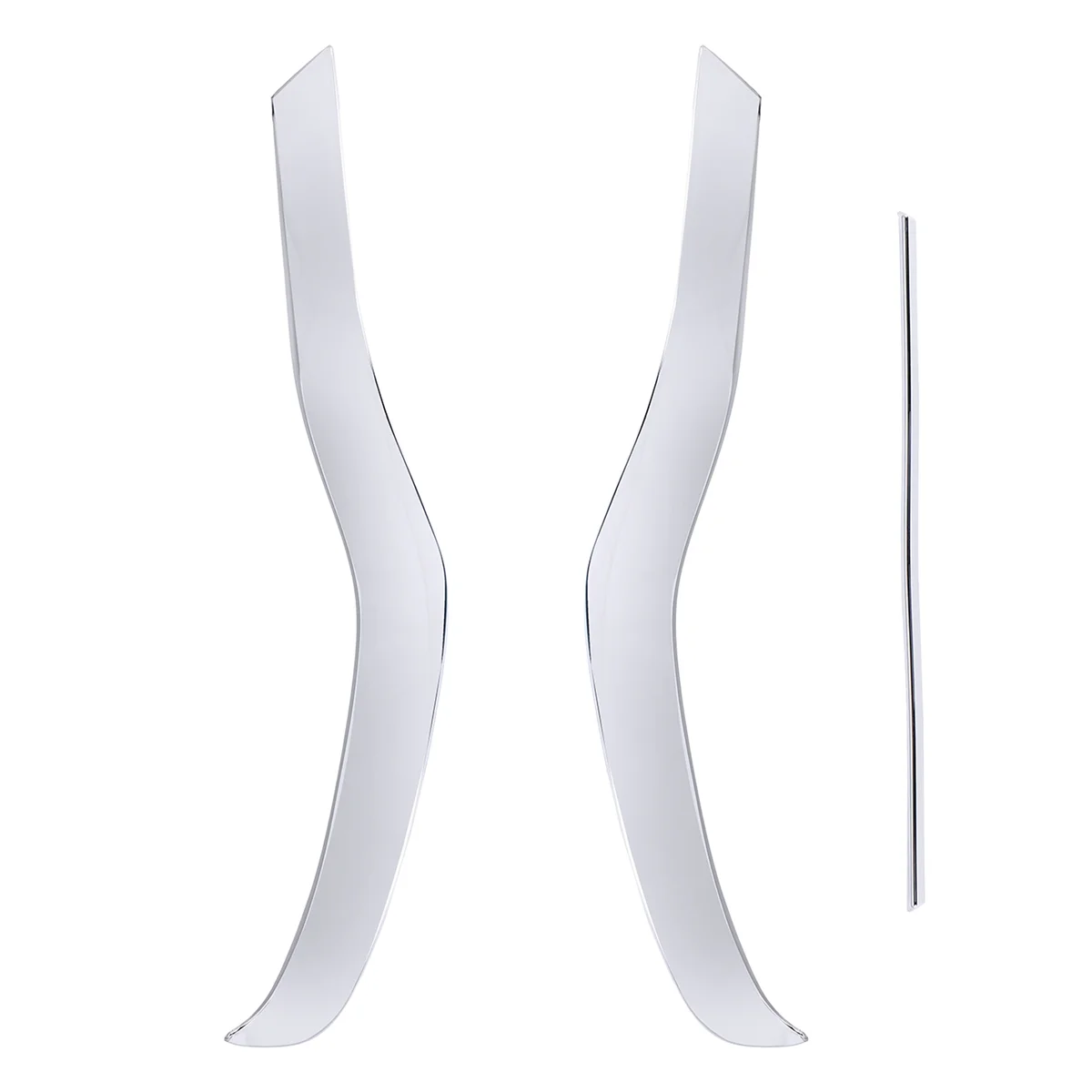 

for Mercedes Benz E Class W213 2016-2019 Chrome ABS Front Bumper Plate Spoiler Spoilers Decorative Cover Trim