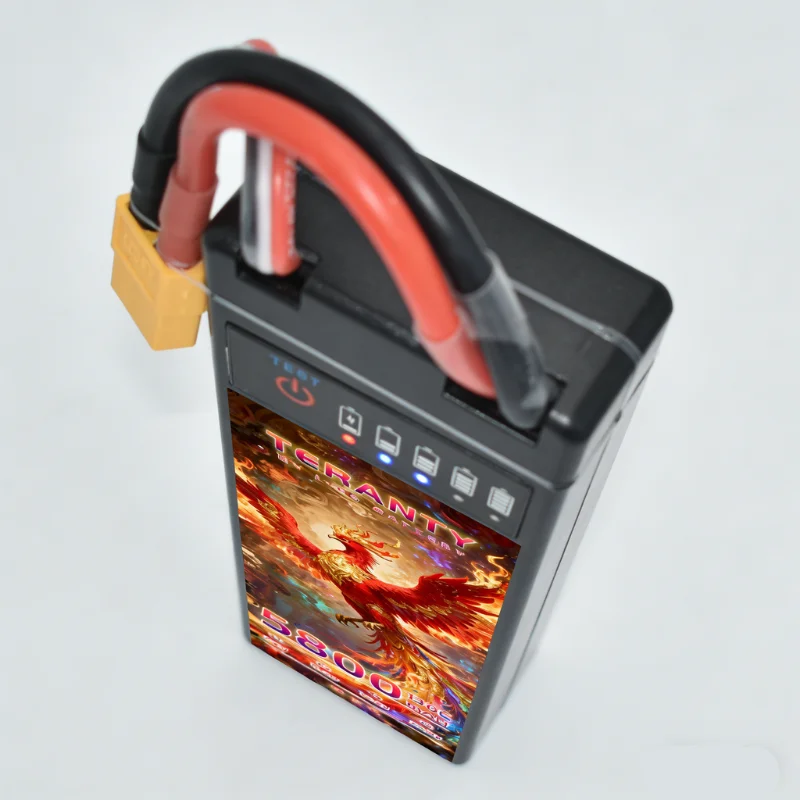 TERANTY 3S LiPo Battery: 11.1V/11.4V, 100C/130C, 5400/5800mAh, XT60 T-plug, LED Indicator. For RC Cars, Trucks, FPV Racing Parts