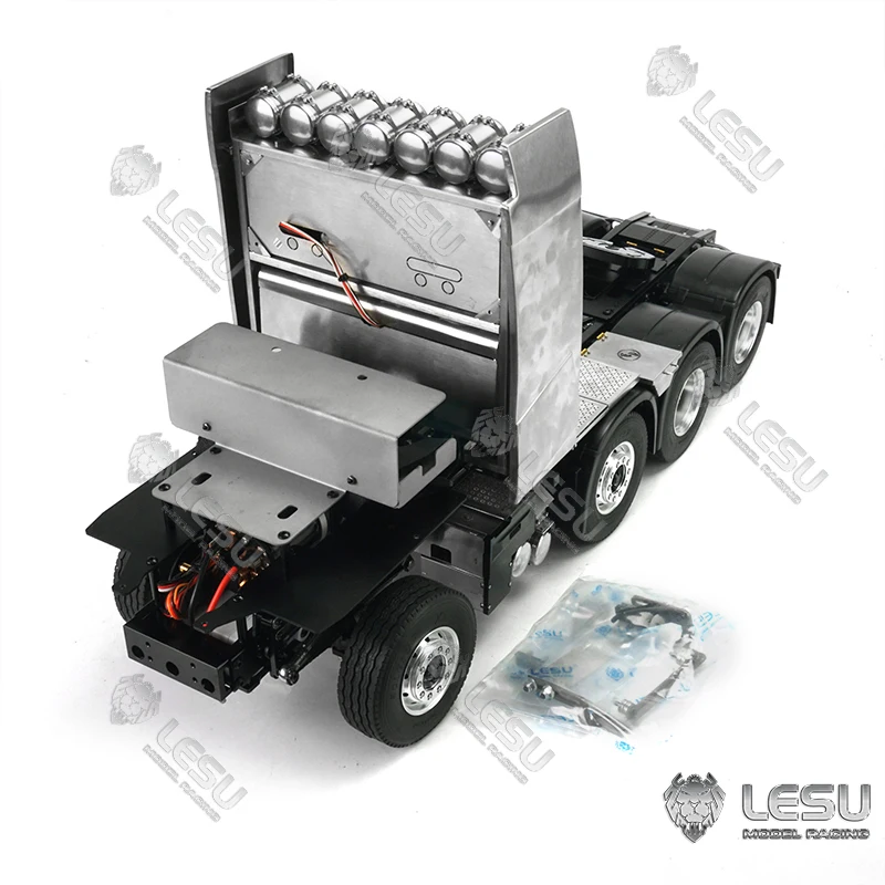 

LESU 8X8 Metal Chassis 2Speed Gearbox Motor for 1/14 Tamiyay Fh16 RC Tractor Truck Trailer Remote Control Model Toys