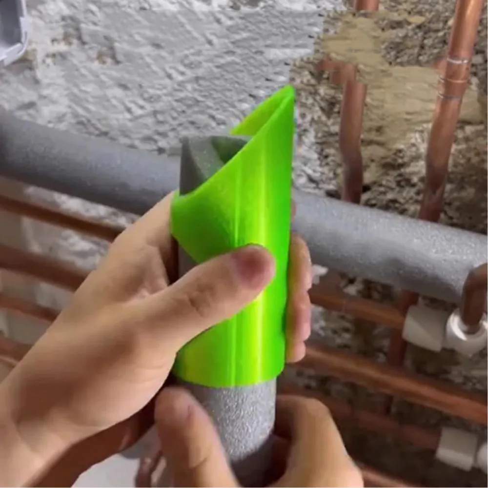 6PCS Tool ABS Foam Cutter Tool Yellow Precision Insulation Cutting Guide Green Lagging Cutting Tool Household