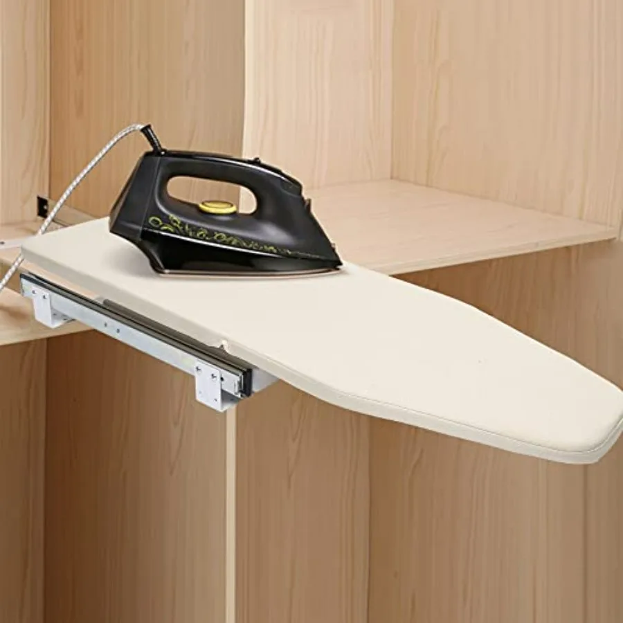 

Hiding Ironing Board Pull Out Ironing Board Retractable in Closet Stow Away in Cabinet Push-Pull Foldable Rotated for Laundry R