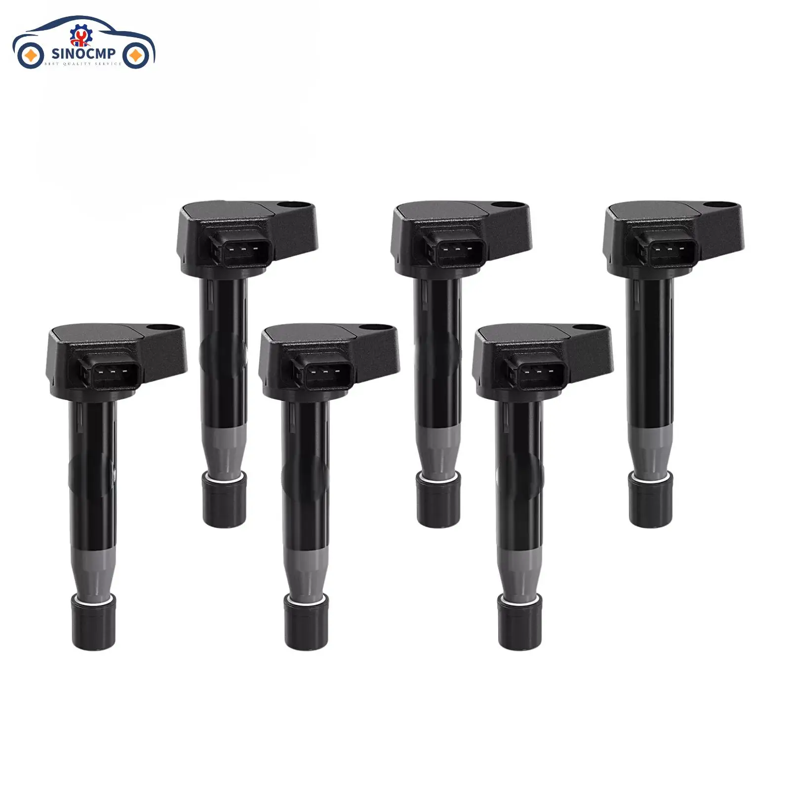 

30520-P8E-A01 30520P8EA01 SINOCMP 6PCS Ignition Coil For ​Acura TL RL CL 3.2L V6 Honda Accord EX LX Hybrid Sedan 3.0L