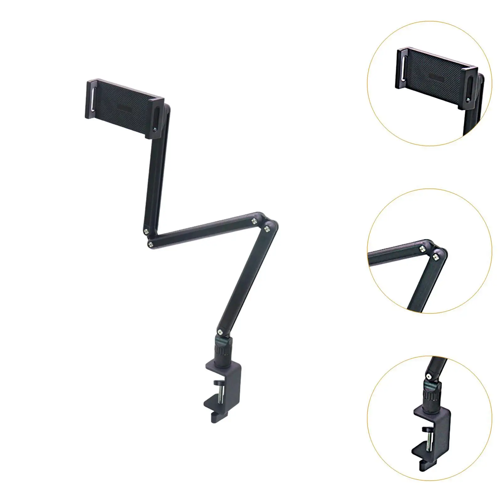 Laptop Tablet Holder Stable Desktop Holder for Radio Studio, Podcast, Gaming