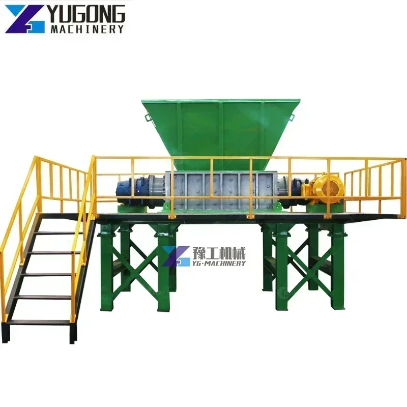 Scrap Metal Recycling Plant Tire Shredders Newest Design 2025 Steel Shredder Machine