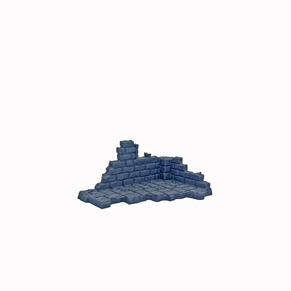 3D 프린팅된 폐허 세트 3개, 판타지 워게임/RPG/DND 역사적 지형 폐허 성 모델 키트용 대형 플레이 가능한 폐허 건물