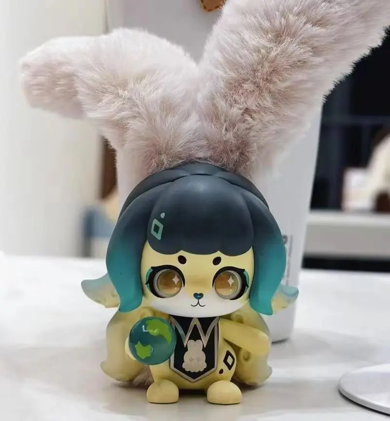 Echte Tasse Kaninchen Gesicht Selbst Serie Blind Box Überraschung Box Trendy Spielzeug Kawaii Puppe Anime Peripherie Urlaub Geschenk Mystery Box