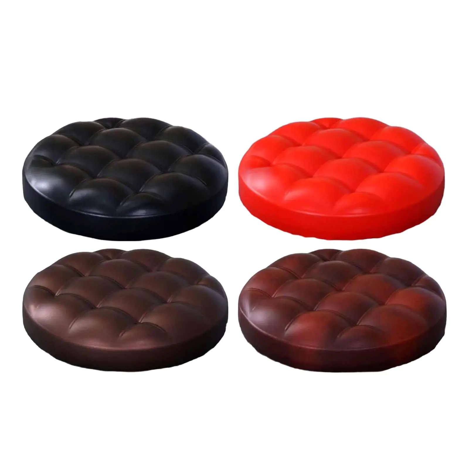 

Barstool Seat Cushion Round Seat Pad Easy to Install Padded Bar Stool Seat Top for Dining Room Store Barber Shop Home Kitchen