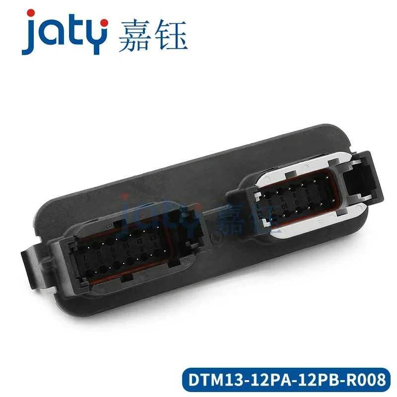 

1pcs DTM 24-pin curved pin seat, DTM PCB end pin seat Waterproof automotive connector,DTM13-12PA-12PB-R008