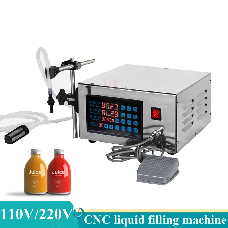 آلة تعبئة السوائل باستخدام الحاسب الآلي المشروبات الخمور المياه المعدنية الحليب حشو موزع الكمية #5