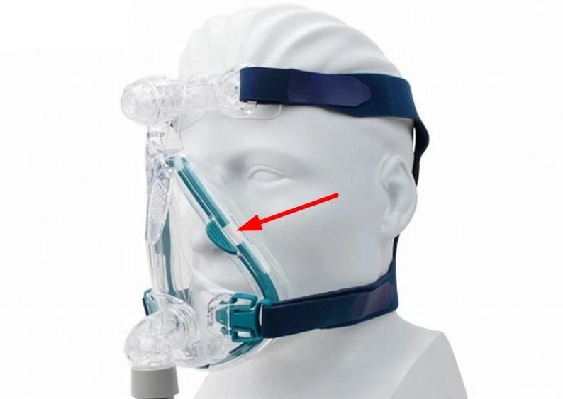 

Cushion and Clip for Mirage Quattro Full Face Mask CPAP Mask for Original Ventilator