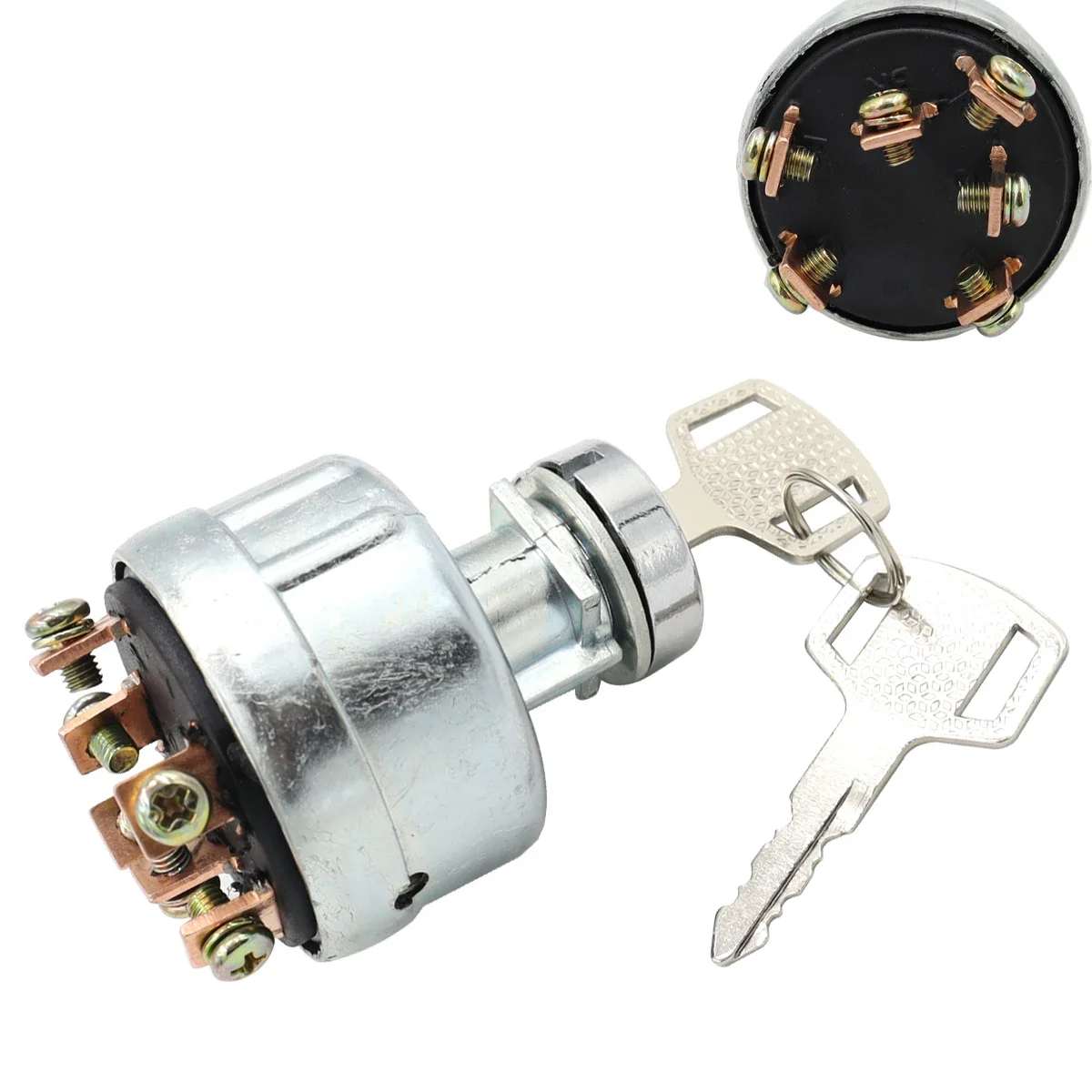 Msparts 20Y-06-24680 Ignition Starter Key Switch Fit For Komatsu PC200-7 PC120-6 PC130-6 PC200-2 PC200-3 PC200-5 PC200-8 PC250-6