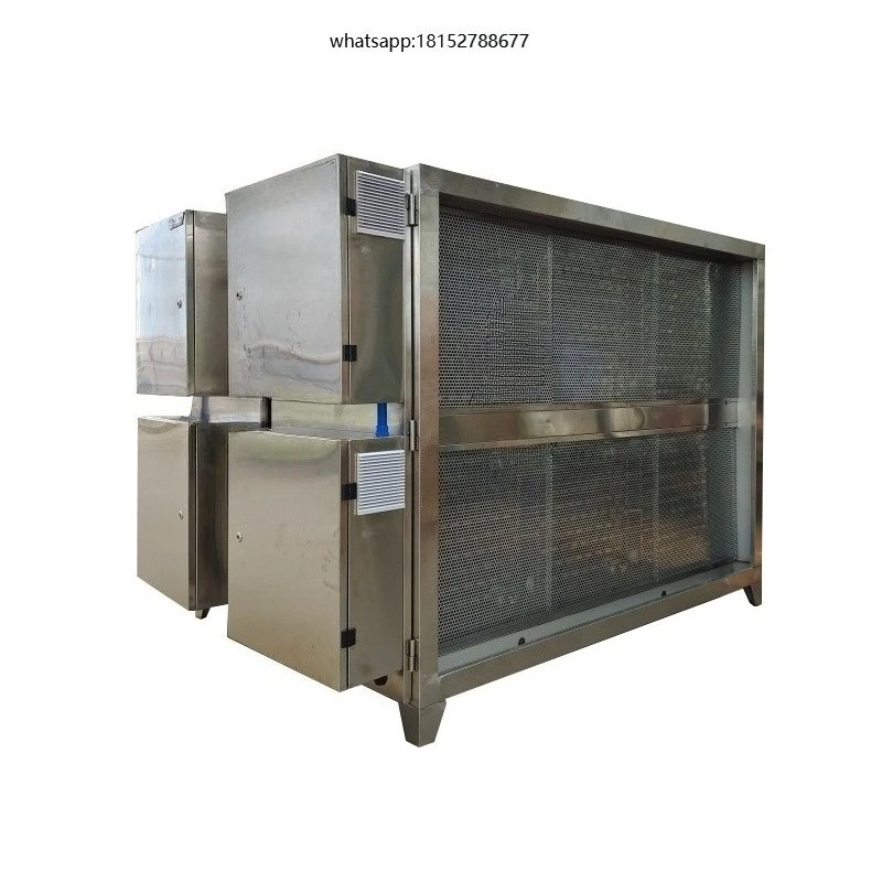 RemovaL of Waste Plastic Recycling Machine Strong Fume Smoke Dust Use Smoke Purifier Electrostatic Precipitator
