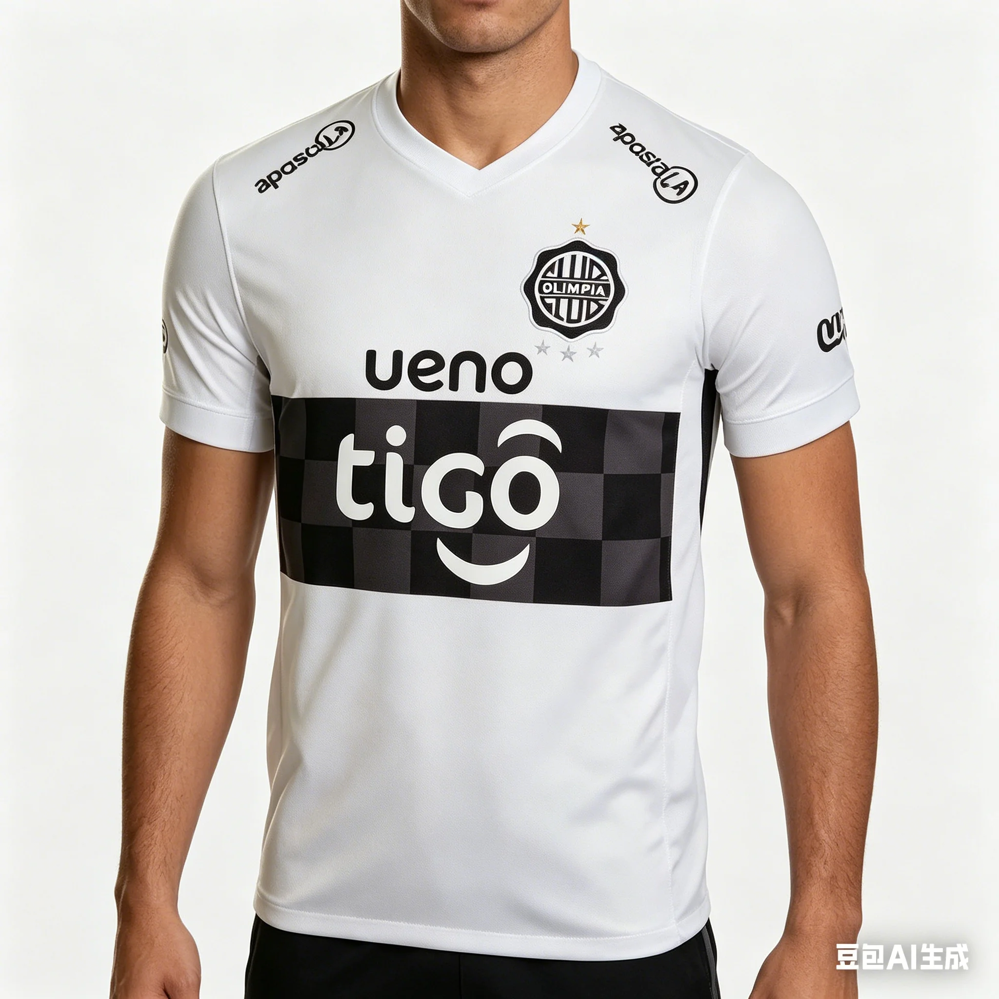 Camiseta de Ciclismo de Secado Rápido para Hombre, Mujer y Niños, Jersey de Fútbol Olimpia Asunción 25-26, Conjunto Deportivo de Verano, Estilo Casual Y2K