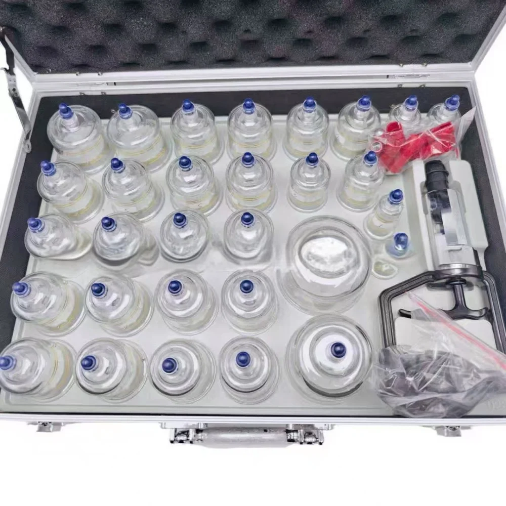 30pcs Cupping Therapy Set 30-Cups for Body Massage with Safety Vacuum Cupping Set