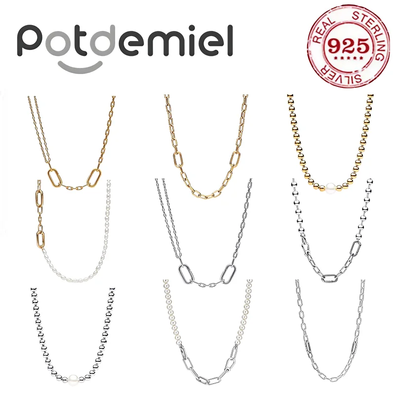 

Best-selling 925 silver classic fashion necklace with exquisite pendant jewelry, perfect for giving to your girlfriend