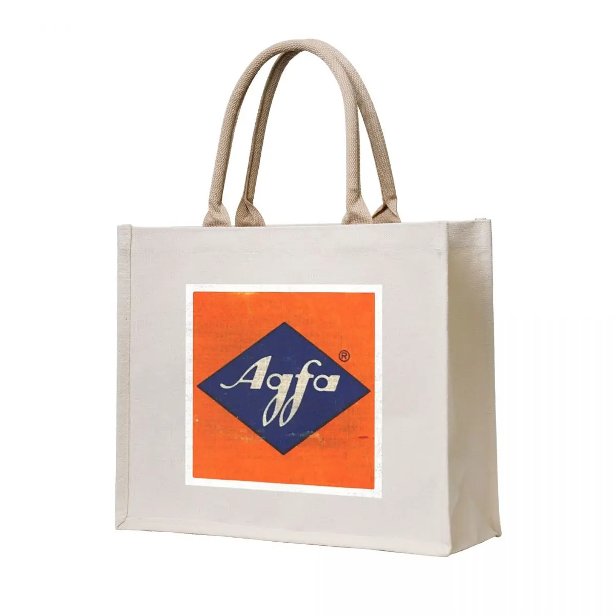 

Agfa classic logo Tote Bag Portable shopping bag custom fabric bag Candy bags Big women
