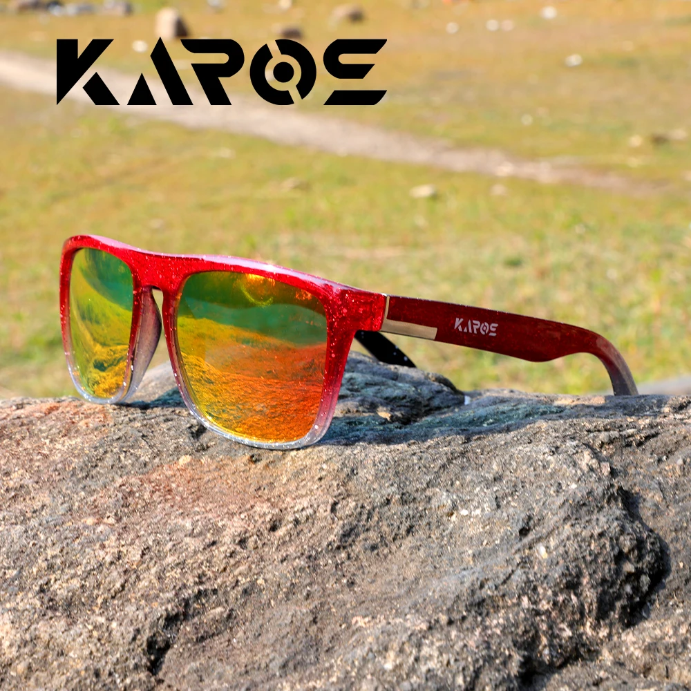 Karos Polarisierte UV400-Sonnenbrille für Herren und Damen, klassische Fahrbrille, Sport- und Angelbrille für Laufen, Wandern, Reisen, YZ2020