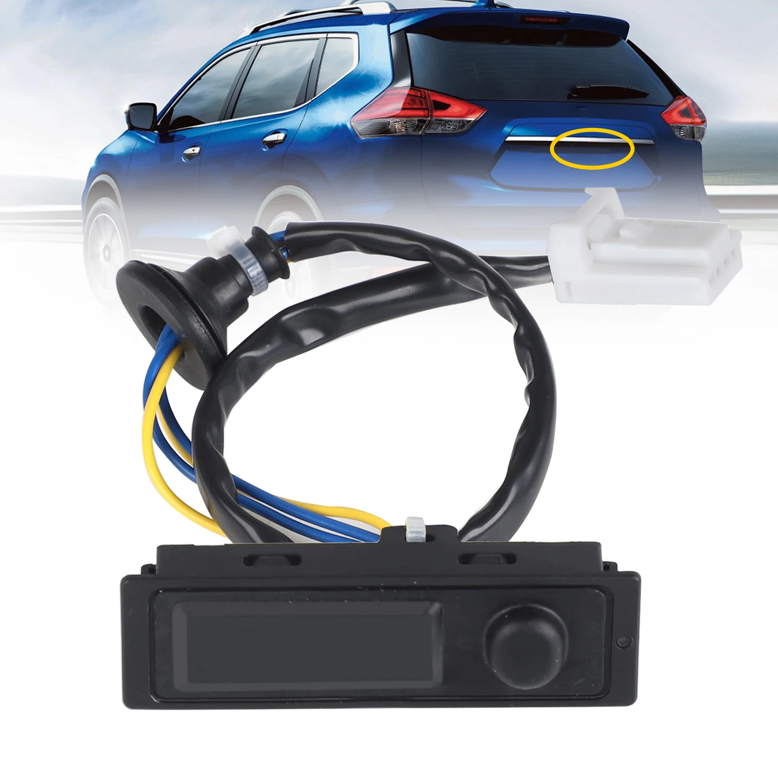253804BA1A LiftGate Control Switch Black Tailgate Switch ﻿25380-4BA1A For 2014-2020 Rogue 2.0L 2.5L Hatch Button Trunk Latch
