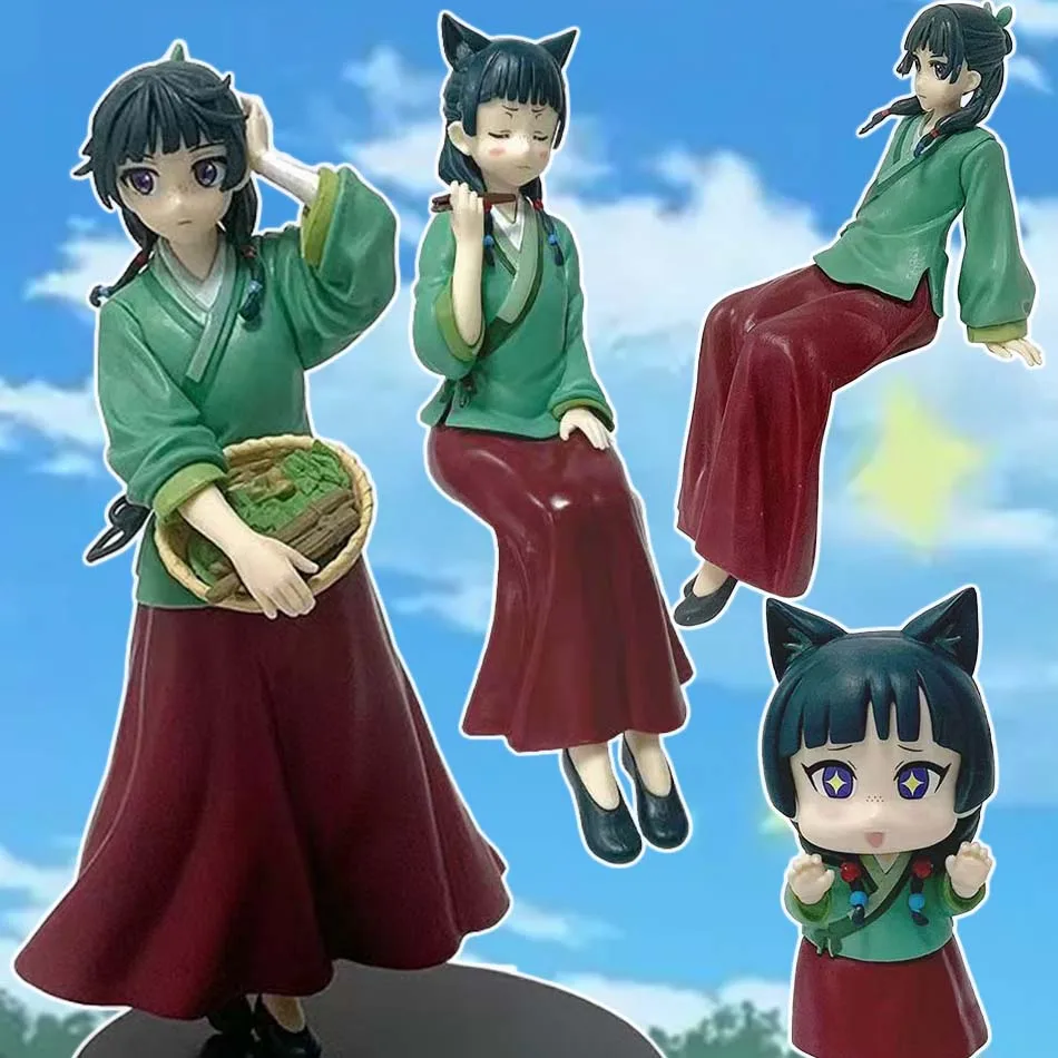 

17cm Anime The Apothecary Diaries Figure Maomi Action Figural Pvc Model Kawaii Car Decoration Doll Children Toys Christmas Gifts