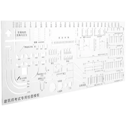 1PC Architectural Drawing Ruler Stencils for Painting Kids Circle Drawing Tool Drawing Drawing Drafting Templates Tools Rulers