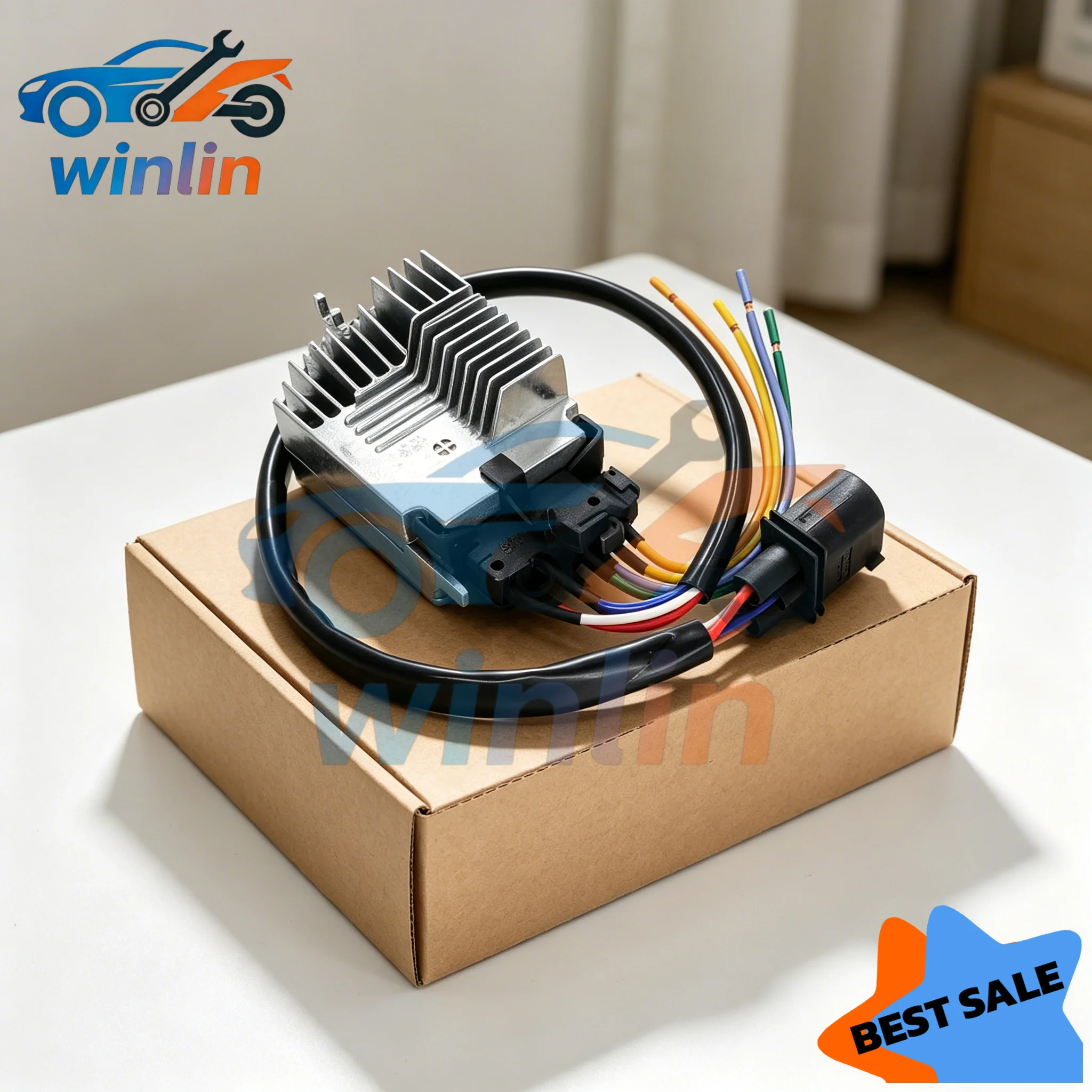 4F0959501C Cooling Fan Control Unit For Audi A6 C6 2005-2011 4F0959501A 4F0959501E 4F0959501G New