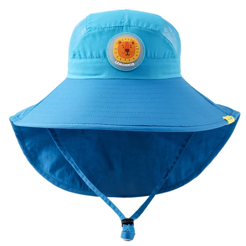 Beautiful Fisherman Hat Child Cartoon Wide Brim for Sun Hat for Outdoor Dog Walk