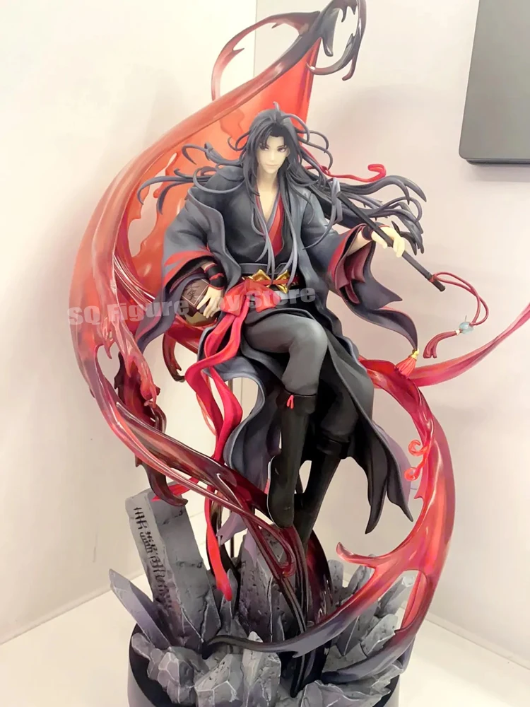 Genuine Mo Dao Zu Shi Wei Wuxian Action Figure Yi Ling Lao Zu Ver Large Figurine Anime Collection Pvc Model Statue Doll Gift