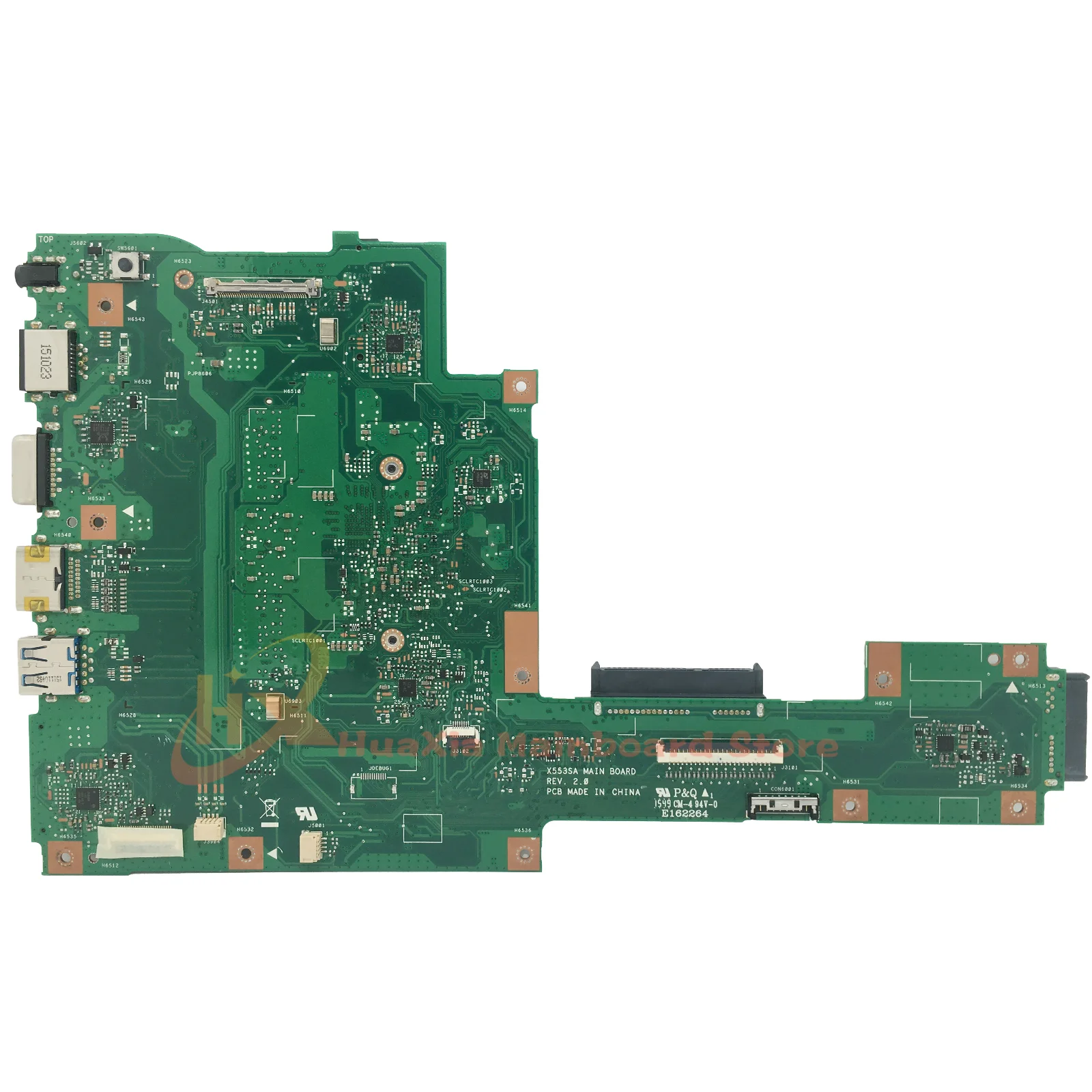 Imagem -02 - Placa-mãe do Portátil para Asus X553s Mainboard X553sa P553sa D553sa A553sa F553sa Bíndio: N3050 Tetrândio: N3700 Ddr3l