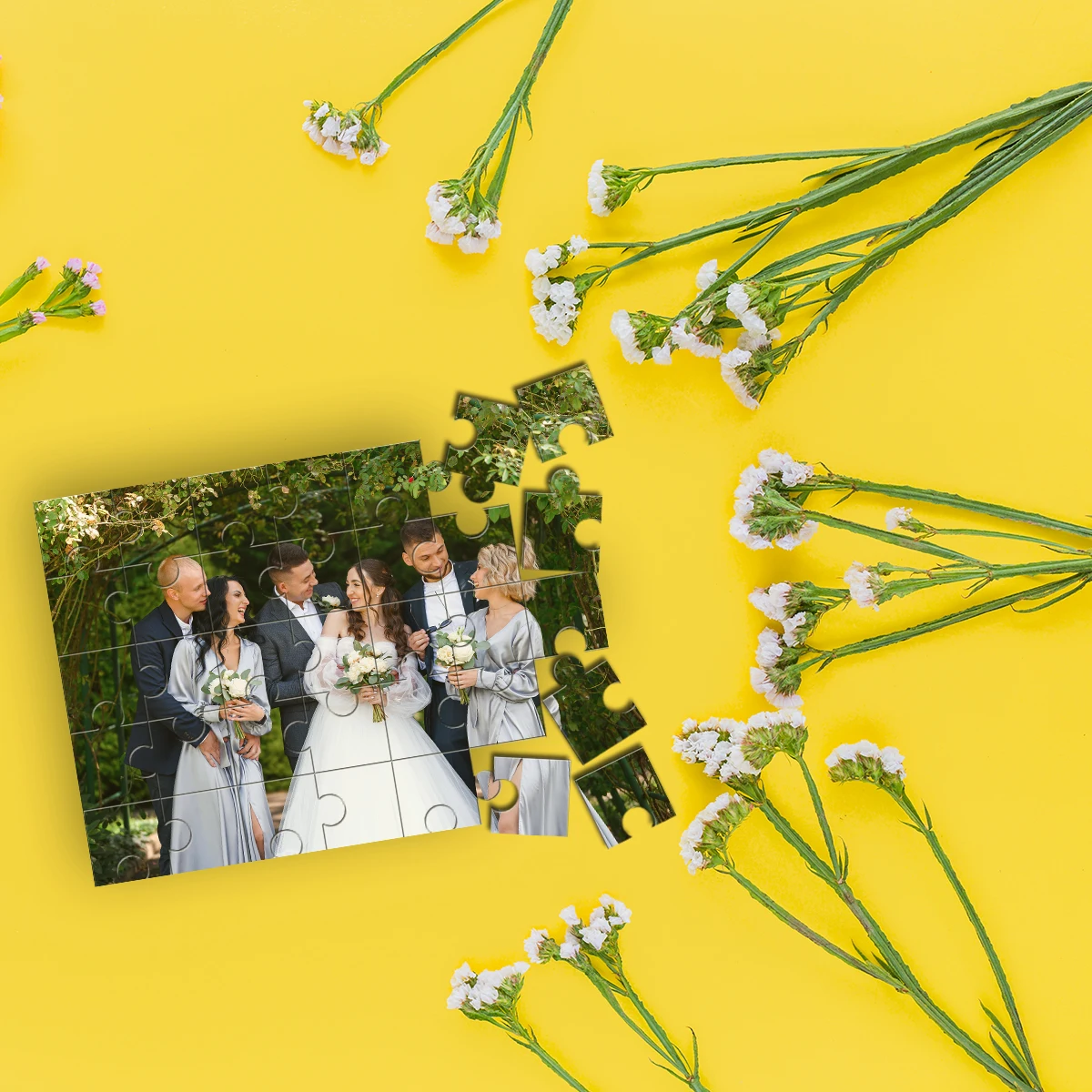 35/150/300/500/1000 قطعة صورة مخصصة شخصية الضغط الألغاز بازل قطع للأطفال لعبة الهدايا التذكارية