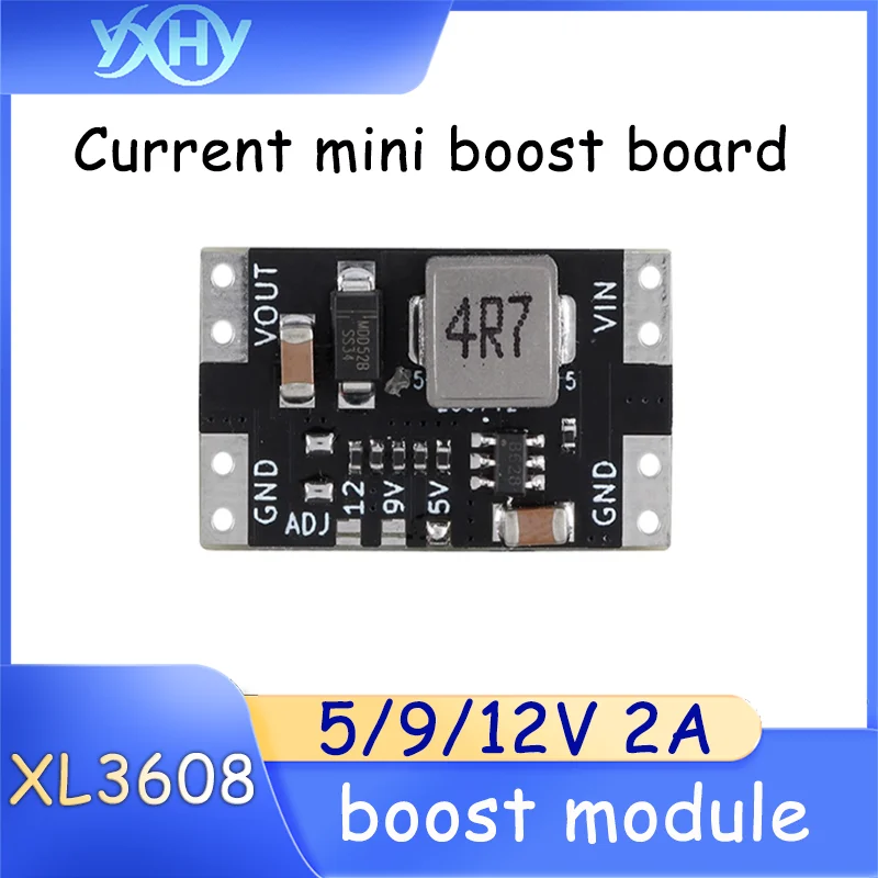 1pcs Original genuine product XL3608-5/9/12V 2A current mini boost board DC-DC switching power supply module