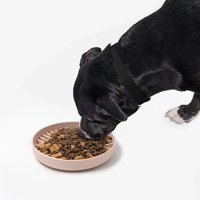

Silicone Pet Slow Food Bowl Dog Anti-choking Anti-overturning Food Food Supplies Rice