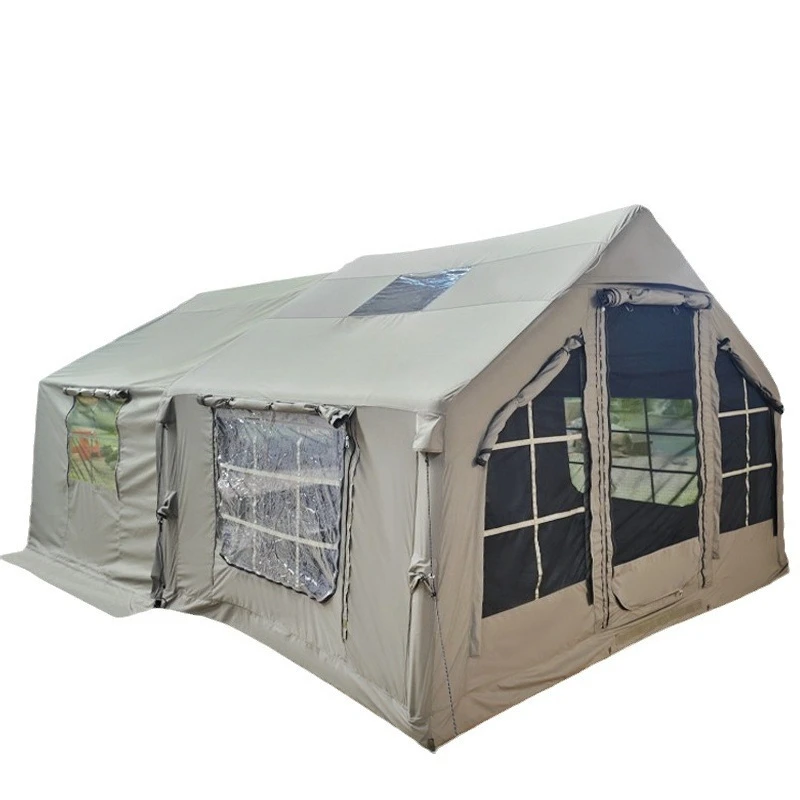 

9 Square Meter Expandable Inflatable Tent Removable Design 600D Oxford Fabric Rain Resistant Camping Shelter