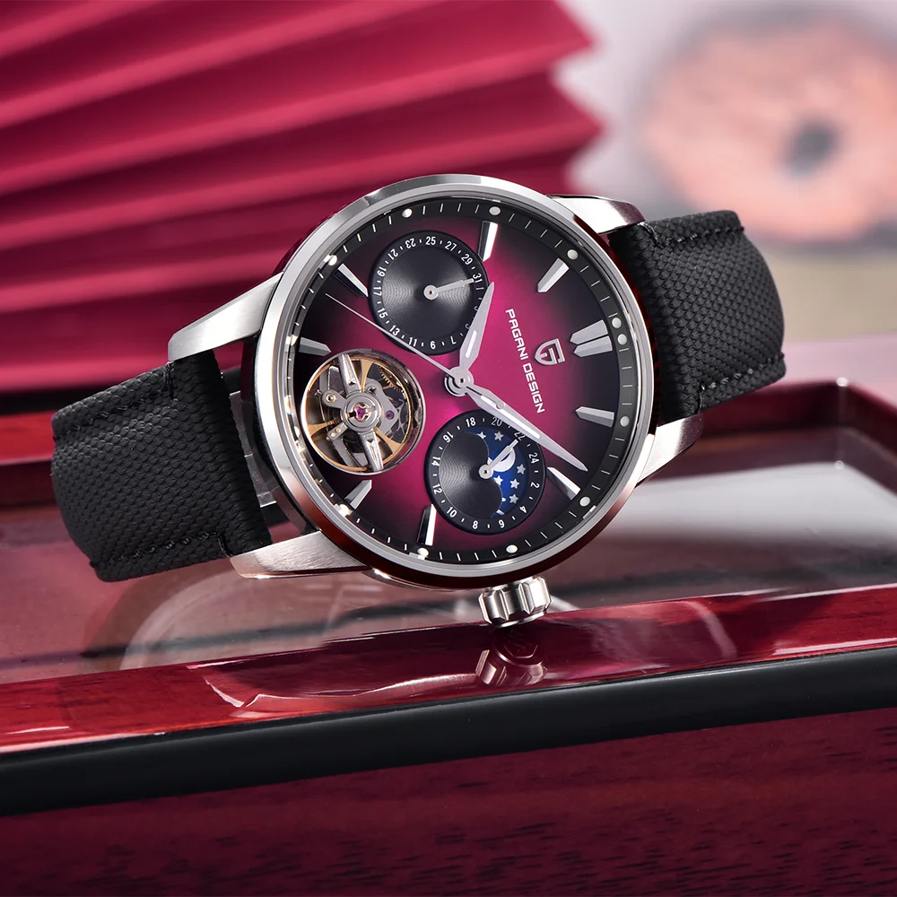Pagani Design Luxury Brand 41MM Men's Watch Luxury Brand Automatic Mechanical Watch Stainless Steel 100m Waterproof Pilot Watch