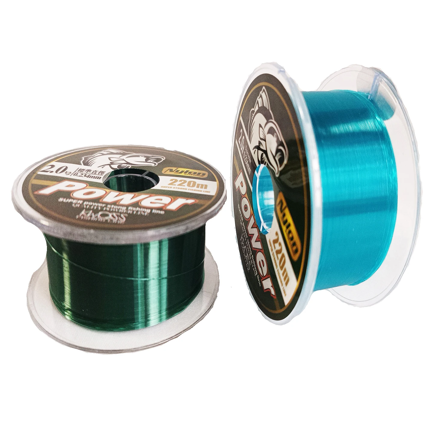 Japan Monofilament Nylon Fishing Line 220M Super Strong Fluorocarbon Coating Main Line Invisible Fast Sinking Carp Fishing