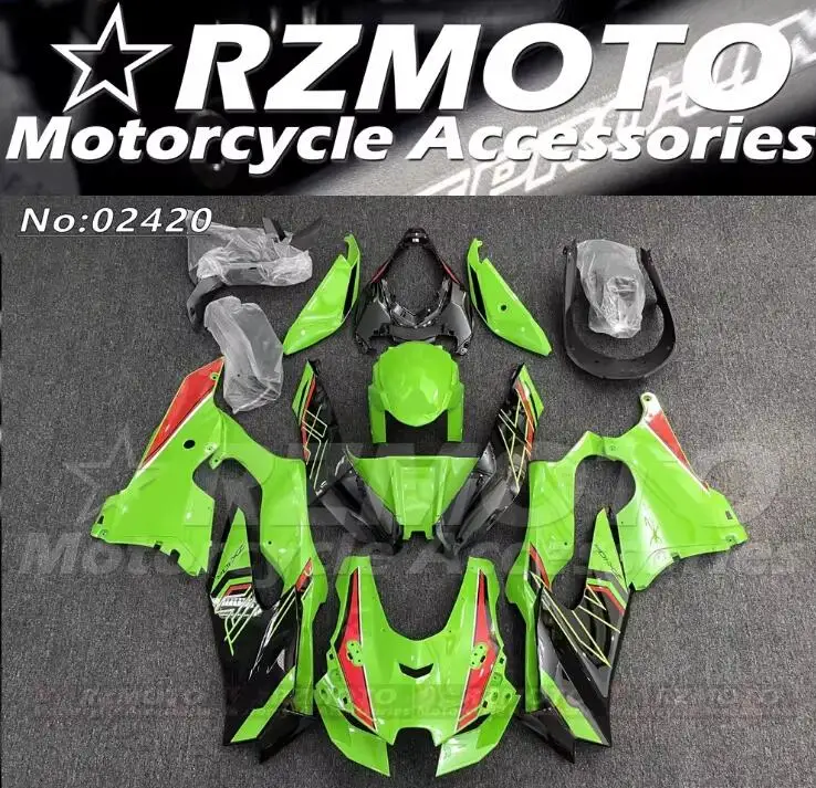 4Gifts New ABS Motorcycle Whole Fairings Kit Fit For KAWASAKI ZX-10R 2020 2021 2022 2023 20 21 22 23 Bodywork Set Red Green