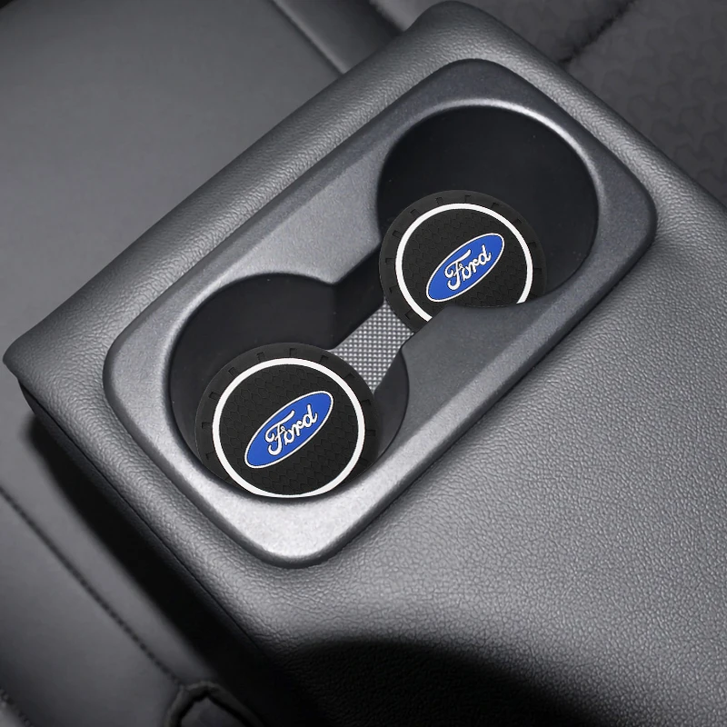 بولي كلوريد الفينيل سيارة الوقايات كأس الماء فتحات سجادة ضد الإنزلاق كأس الماء وسادة لفورد فييستا مونديو فيوجن الهروب شيلبي حافة كوغا MK6 اكسسوارات #6