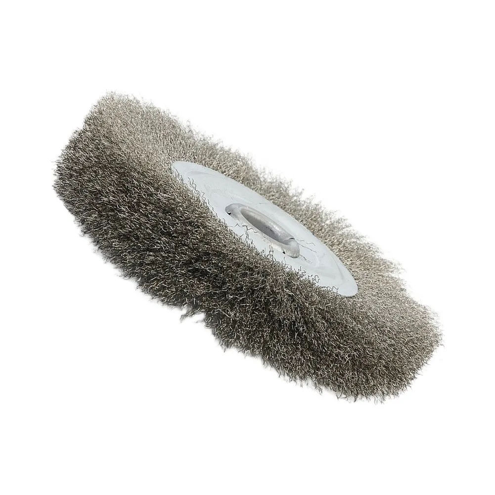 4 inch 5 inch 6 inch Stainless Steel Crimped Wire Wheel Brush for Portable Grinder Polishing Rust Scale Removal