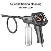 4.3Inch Car AC Evaporator Air Conditioner Cleaning Handheld Endoscope 12MM HD 720P Spraying CMOS Borescope Inspection Camera