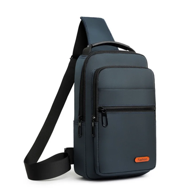 

New Fashionable Men's Chest Bag, Outdoor Sports Crossbody Bag, Large-capacity Multi-functional Waterproof Single-shoulder Bag