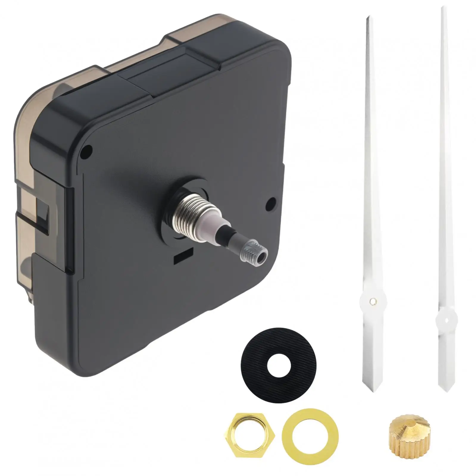 

Quartz High Torque Clock Movement Mechanism for Clock DIY / Repair with Hands Pointer Set, DIY Repair Parts Wall Clock Mechanism