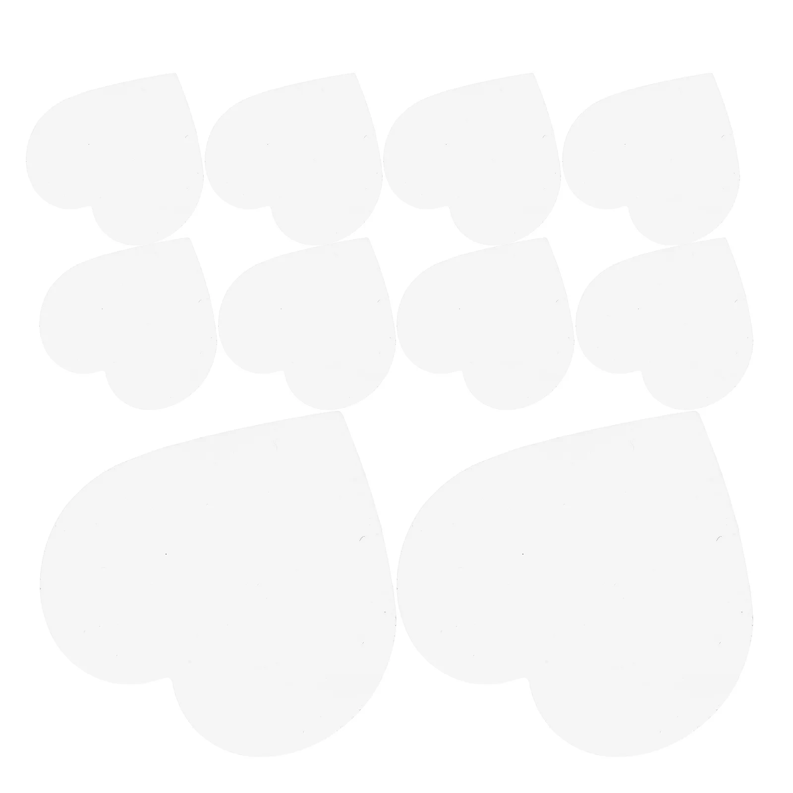 

20Pcs Sublimation Sticker Paper Heart Shaped DIY Decals High Temperature Resistant for Valentine's Day Gifts Sticker Paper