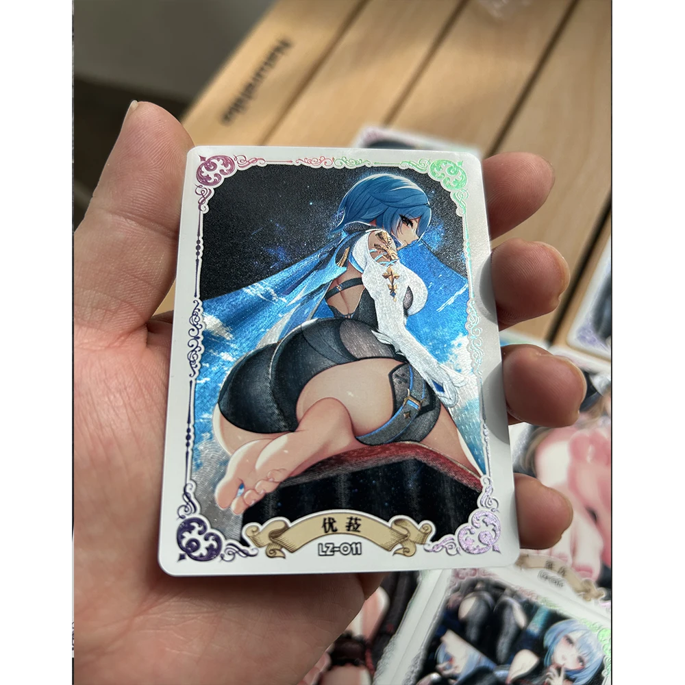 Anime Goddess Tales DIY ACG Beelzebul Yae Miko Paimon Premium Boys Game Toys Collectible Cards Birthday Gifts Board Game