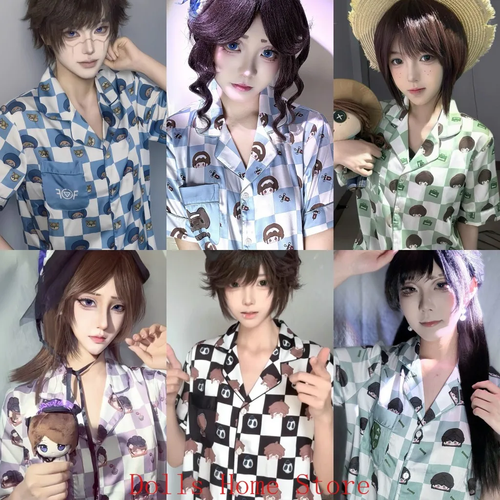 

Identity V Mike Morton Aesop Carl Norton Campbell Ithaqua Edgar Valden Luca Balsa Cosplay Pajamas T-Shirt Short sleeves pants