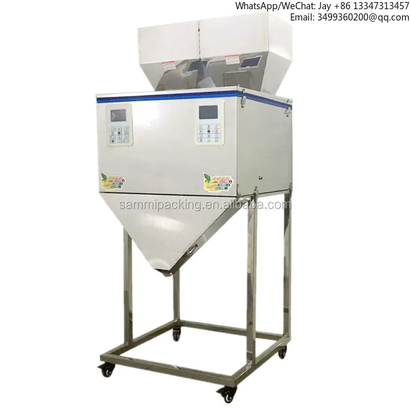 

Automatic High Speed Granule Weighing Filling Machine For Rice Nuts For Plastic And Glass Bottles