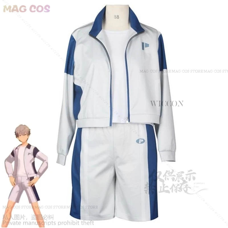 

Ensemble Stars Es2 Isara Mao Hidaka Hokuto Yuuki Makoto Cosplay Costume DK Music Tracksuit Coat Adult Man Woman Gymnastics Suit